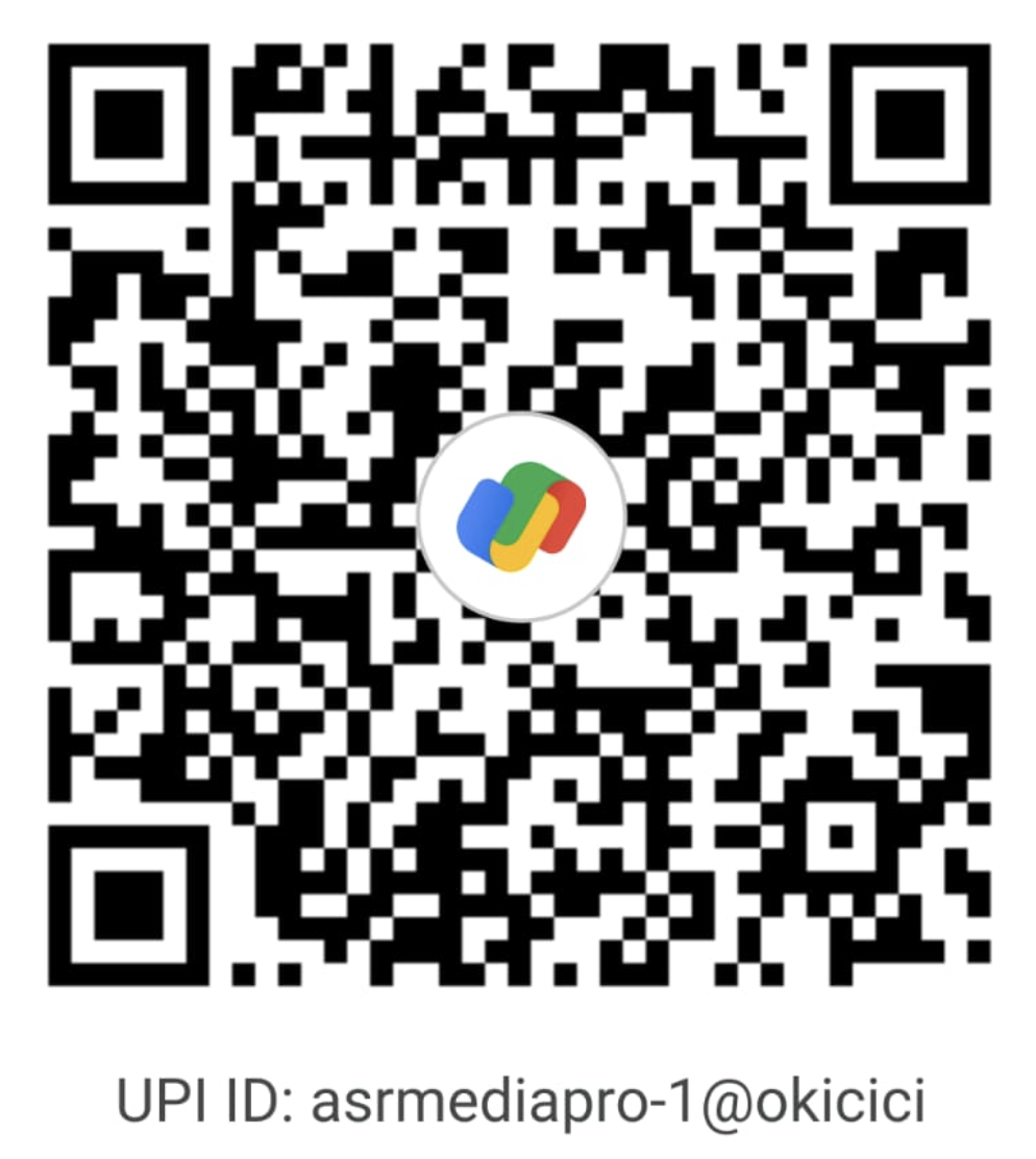 Scan to pay ₹10,000 and book your slot