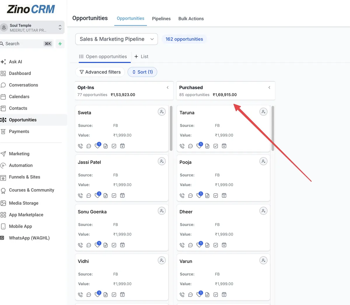 Revenue Dashboard