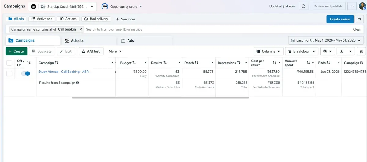 Meta Ads Manager