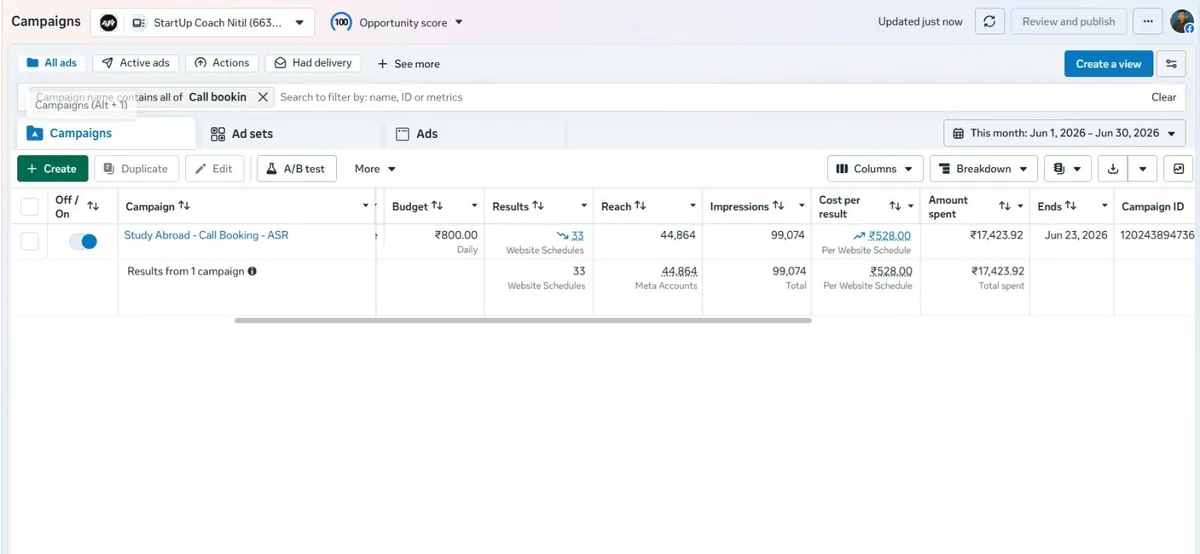 Meta Ads Manager