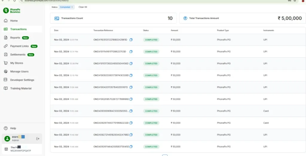 Payment Records