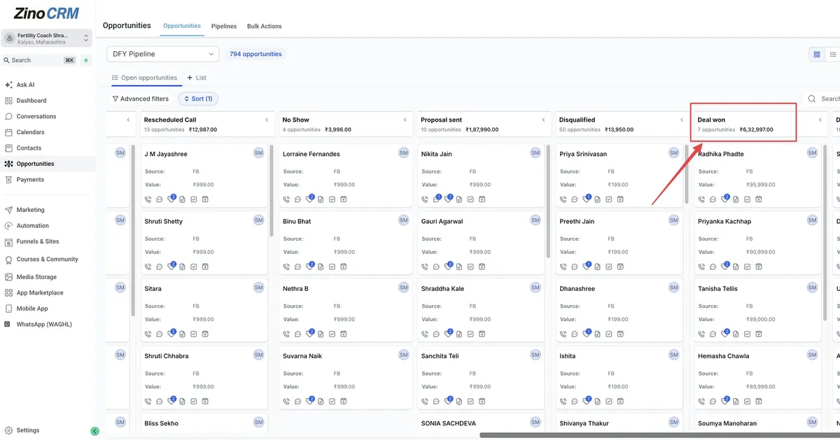 Revenue Dashboard
