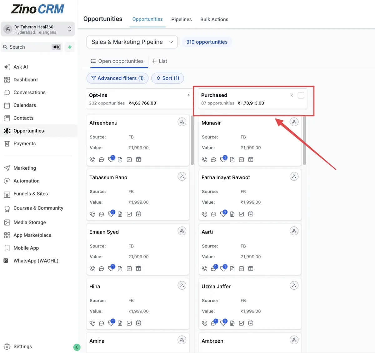 Revenue Dashboard