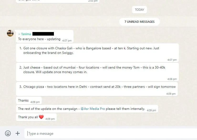 Client Update